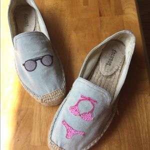 Soludos Blue Espadrilles sz6, bikini/sunglasses 📦